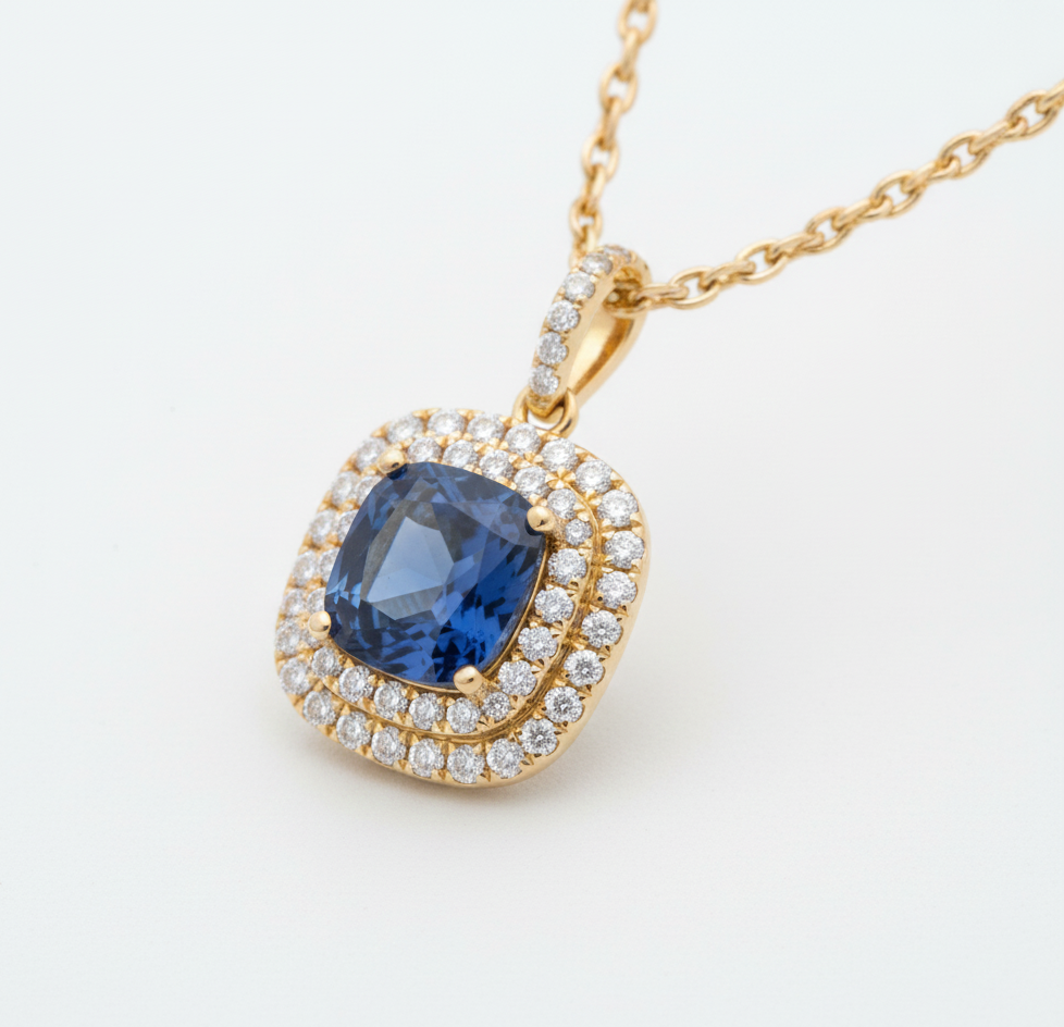 Necklace Editing - Polki necklace color correction